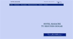 Desktop Screenshot of hotelmasacredr.com